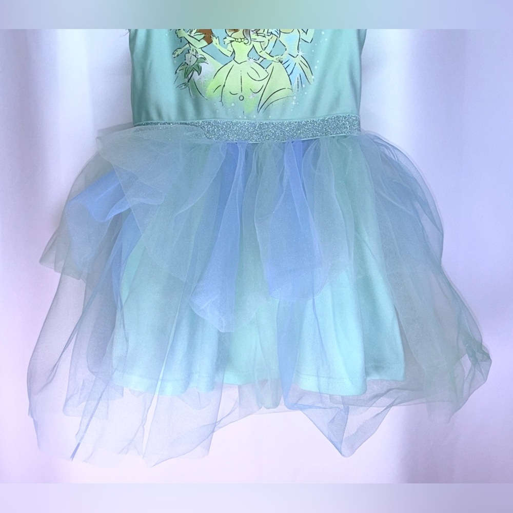 Disney Princess 2T Toddler Girls Sleeveless Graphic Bodysuit Tutu Dress - Picture 3 of 6